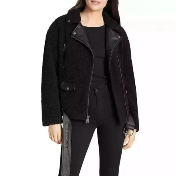 Levi's® Women's Sherpa Moto Jacket - Picture 1 of 5